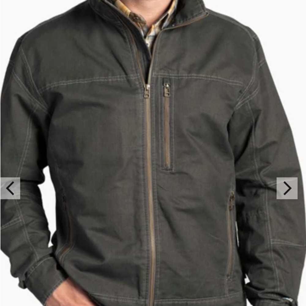 NWOT Kuhl Burr Front Zip Jacket in Gun Metal - SM